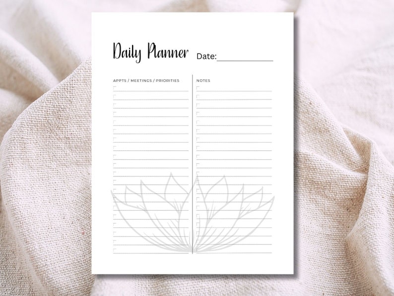 Printable Schedule Checklist Goodnotes Daily Planner Page Printable to ...