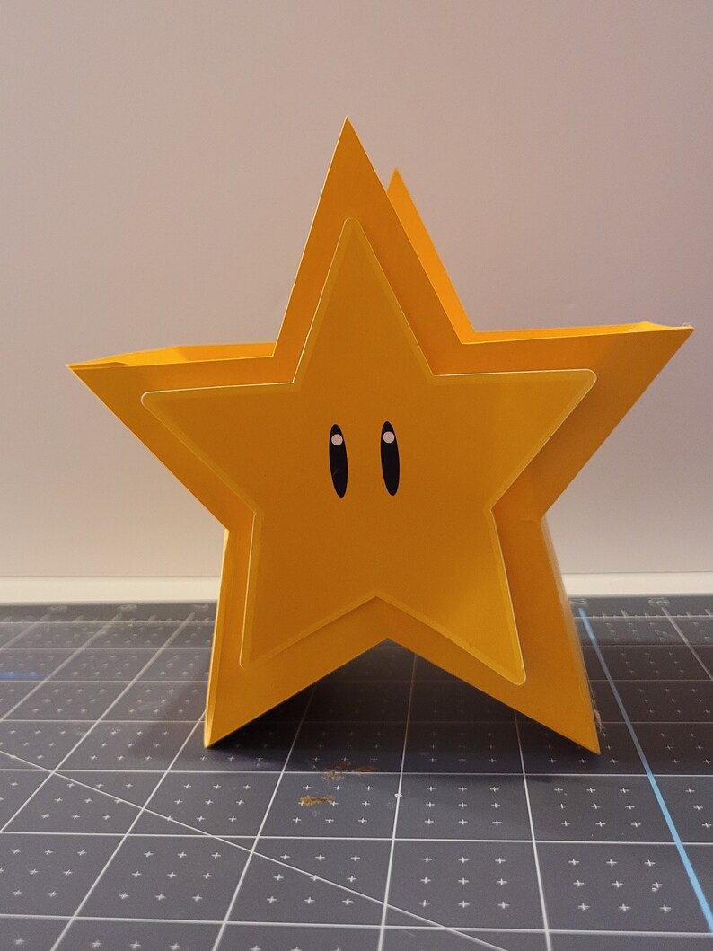 Super Mario Bros Favor Box and Popcorn Box Mario Goodie Box Etsy