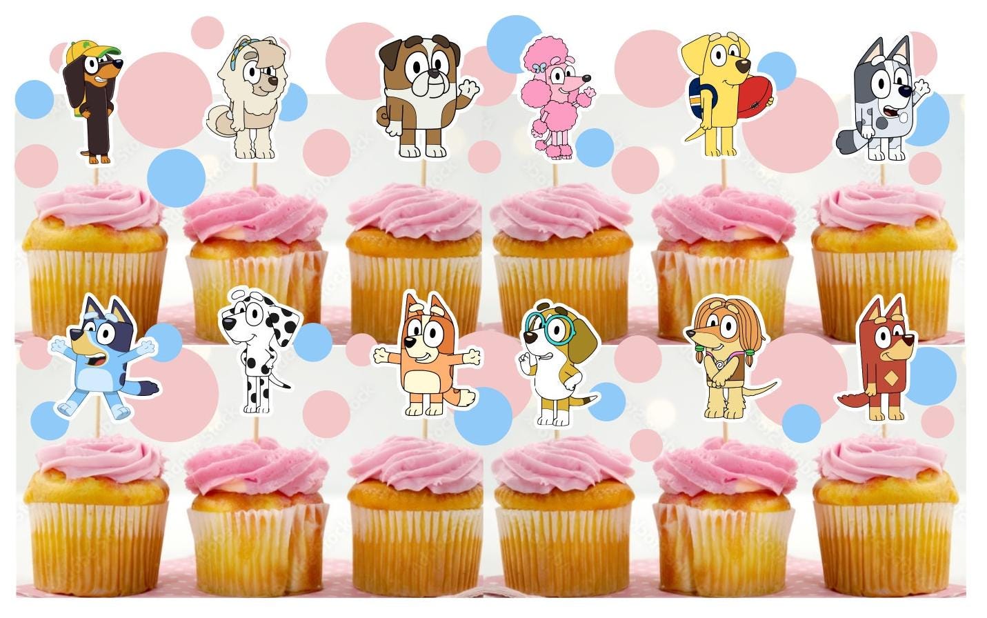 Double-Sided Cupcake Toppers by Mayra's Craft World