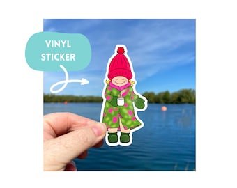 All Dryrobe No Knickers Gloss Vinyl Sticker