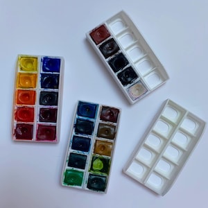 4 Pack - Windsor & Newton Cotman Watercolour - 3D Printed Half Pan Cartridges