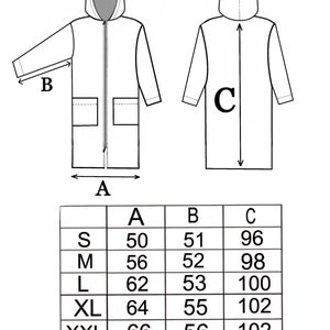 Valentine's Day gift: Wool coat, wool jacket, long, sizes S - XXXL, MERINO lambswool, 100% wool, sheep's wool jacket, NEW image 19