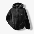 Wool jacket MERINO lambswool 100% Merino wool jacket with hood made of sheep's wool NEW product logo