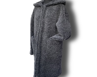 Wollmantel Wolljacke Lange Größe S - XXXL MERINO Lammwolle 100% Wolle Jacke aus Schafwolle NEU