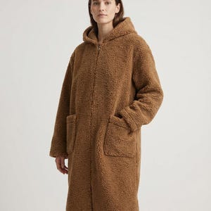 Wool coat, wool jacket, long, MERINO lambswool, 100% wool, jacket made of sheep's wool, NEW