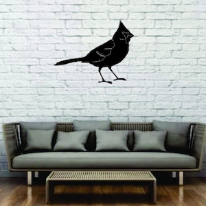 Cardinal Bird DXF file for plasma or laser cutting