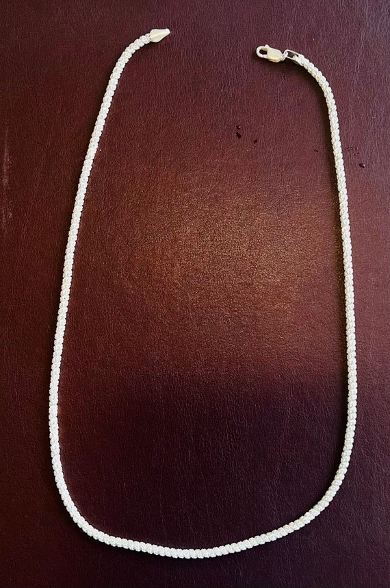 20" Italian Silver Rope Chain Necklace