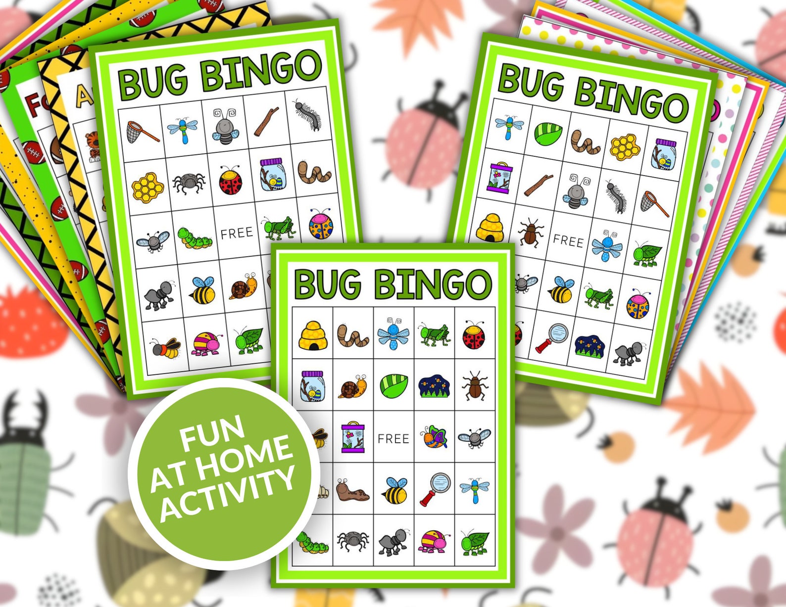 Bug Bingo, Printable Bug Bingo Cards, Bug Party Game, Kids Activities ...