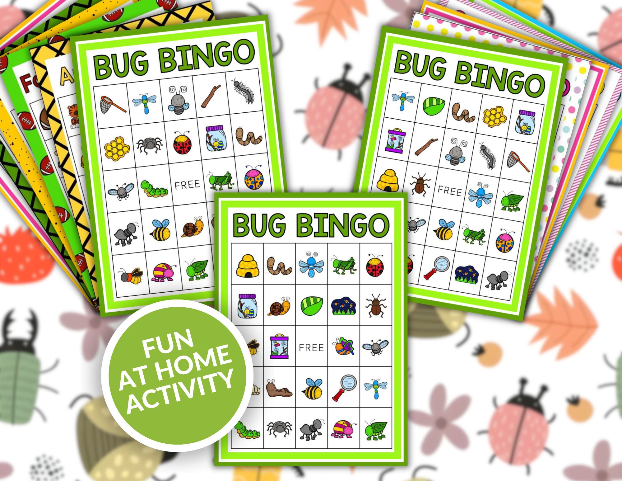 Produktbild von Bug Bingo Kinderspiel - Lustiges Insekten Lernspiel Ab 5 Jahren Ohne Plastik