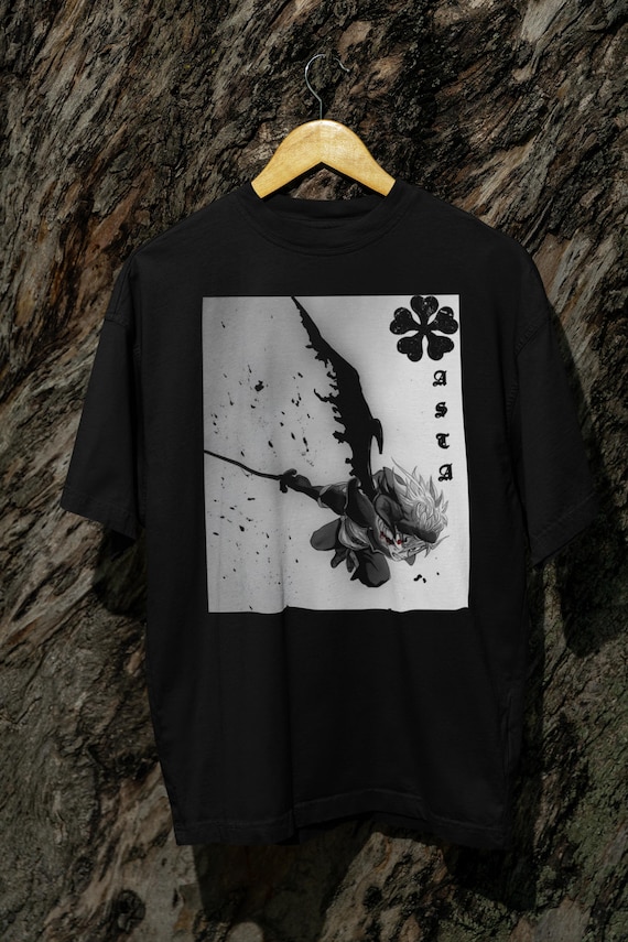 Black Clover Asta Tshirt Black Clover Asta Tshirt