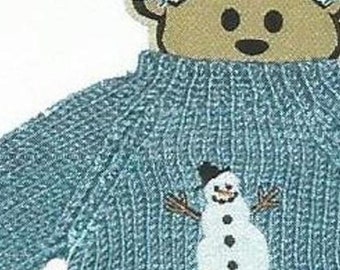 Snowman Sweater for Teddy Bears