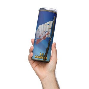 Loteria tumbler, La Bandera, Flag stainless steel