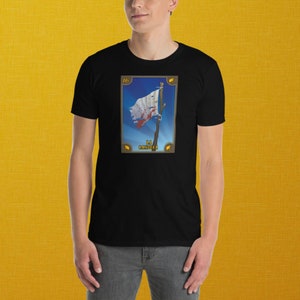 Koszulka Loteria,La Bandera, Flaga, krótki rękaw, unisex, 100% bawełna