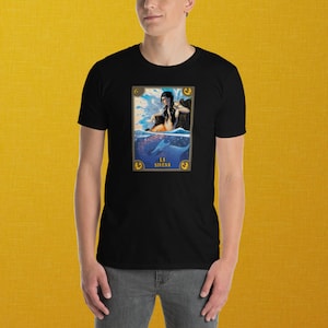 Loteria, La Sirena Playera Unisex de Manga Corta, Sirena, Playera Suave Mexicana
