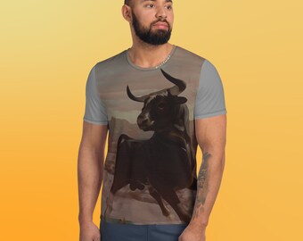 Bull shirt, All-Over Print, Men's, T-shirt,funny bull shirt, Bull Shirt Shirt, Bull Shirt, Western Tee, Southern Shirts, Texas Shirt, Tee