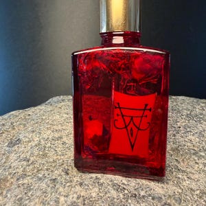 Passion & Obsession Ritual Oil – Intense Desire Spell  Magnetic Attraction Spell Oil | Hand Drawn Sigil