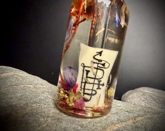 Duke Bune Ritual Oil – Goetic Seal of Buné – Wealth Attraction, Wisdom, Necromancy & Ancestral Power