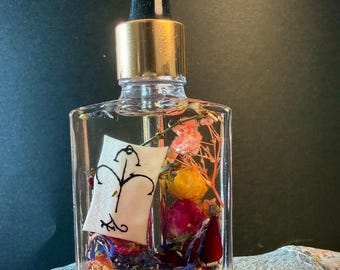 Love Attraction Ritual Oil – Passion & Romance Spell Oil with Hand Drawn Sigil