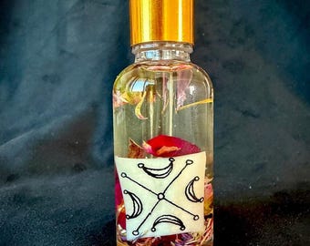 Moon Ritual Oil for Intuition Third Eye Opening and Psychic Sight, Sixth Sense and Astral Realm