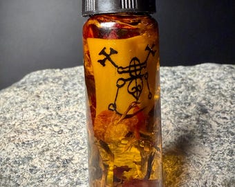 Bael Summoning Crown of Command Ritual Oil Protection Oil • Goetic King Power Magic Talisman