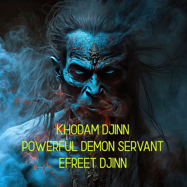 Vœu magique du démon exauçant un puissant sortilège de djinn de Khodam, libérez votre djinn d'Efreet Khodam dans ce sortilège arabe