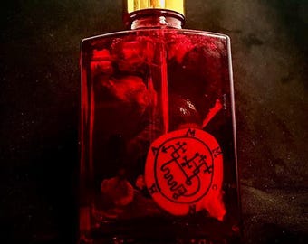 Mammon's Pact Ritual Oil – Money Magick, Business Empire & Long-Term Wealth Altar Oil, Seal of Mammon, Sigil