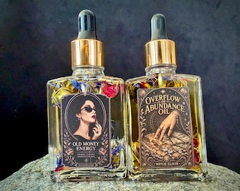 Fortune Ritual Oil Set van 2 voor rijkdom en overvloed, zalfolie voor oud geld