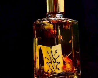 Aura Cleansing Ritual Oil – Energy Clearing, Spiritual Reset & Purification Oil, Hand Drawn Sigil, 30ml