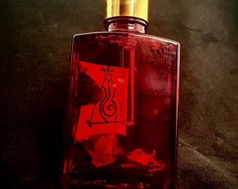 Fire Of Love Oil, Hoodoo Ritual Blend, Altar Anointing | Cinnamon Ginger Rose Clove | 30ml Dropper