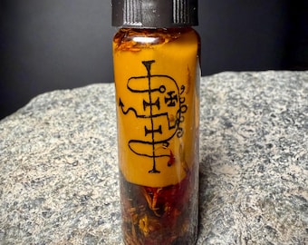 Asmodeus Love Ritual oil, obsession love spell oil, magick oil of confidence