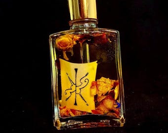 Blockbuster Oil, Hoodoo Ritual Conjure - Hand-Drawn Sigil, Jojoba Blend, Formula | Sealed 30Ml