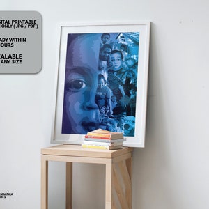 Custom printable Gift Collage, Photo Collage, Vector-Based Poster/Portrait/Collage, Personalized Photo Collage,Combine Picture,Personalized.