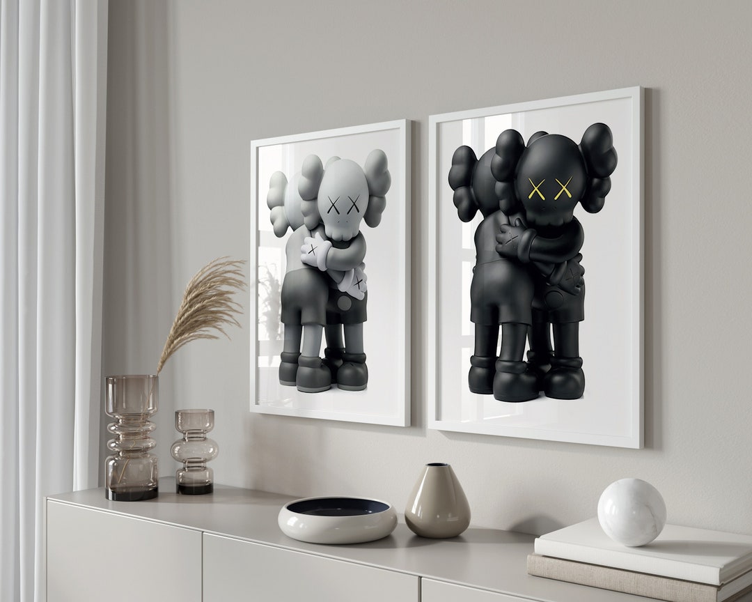 Graffiti Hypebeast Poster,set of 2,printable KAWS Graffiti Poster ...