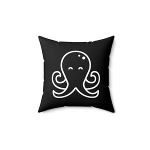Octopus Square Pillow | Polyester Cover and Fill