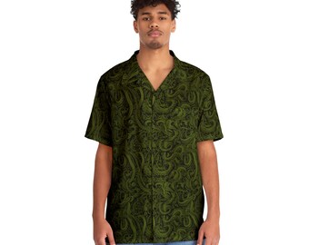 Tentacle Horror - Camicia hawaiana da uomo (AOP)