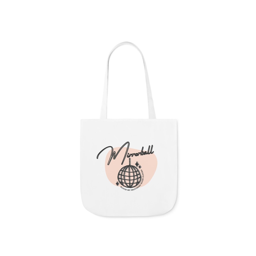 Pink Mirrorball Taylor Swift Canvas Tote Bag Etsy