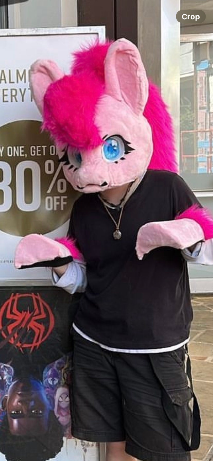 disfraz de piel de pinky pie