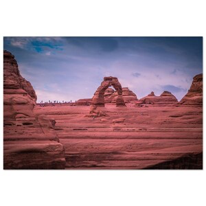 Arches National Park, Moab Utah Metal Print FREE US SHIPPING 20x30 cm / 8x12″