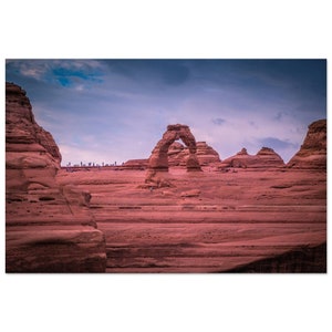 Arches National Park, Moab Utah Metal Print FREE US SHIPPING 60x90 cm / 24x36″