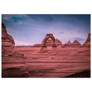 Arches National Park, Moab Utah Metal Print FREE US SHIPPING 50x70 cm / 20x28″