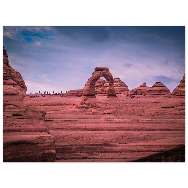 Arches National Park, Moab Utah Metal Print FREE US SHIPPING 30x40 cm / 12x16″