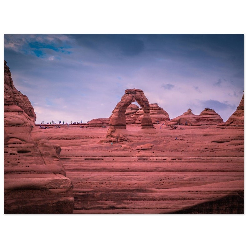 Arches National Park, Moab Utah Metal Print FREE US SHIPPING 60x80 cm / 24x32″