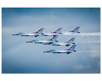 United States Air Force Thunderbirds - Metal Print - FREE US SHIPPING