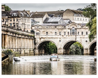 Bath, England - Metal Print - FREE US SHIPPING