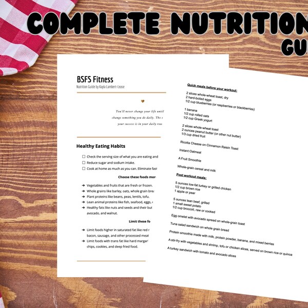 Nutrition guide, Healthy eating habits, Food guide, Meal plan, Grocery list, Nutrition tips