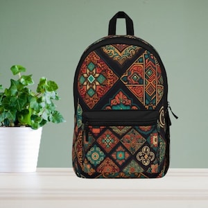 Bohemian BackPack Boho Travel Backpack School Backpack Laptop case chic Boho Backpack Boho Hippie Backpack College backpacks College