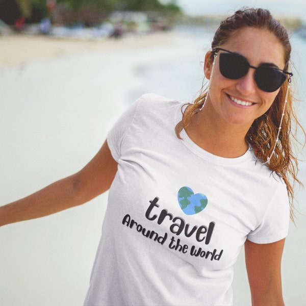 Travel abroad gift, study abroad, semester abroad gift, emigrate TShirt, emigrate gift, AuPair farewell gift