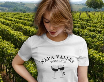 Napa Valley Shirt, Napa Valley Tshirt, Napa Valley Gifts, Napa Valley Bachelorette Shirt, Wine Shirt, California Wine Map, Wine Gifts