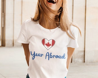 Year abroad Canada, Year abroad Vancouver, Semester abroad Canada, AuPair Canada, Work and Travel Canada, Study abroad Canada Shirt