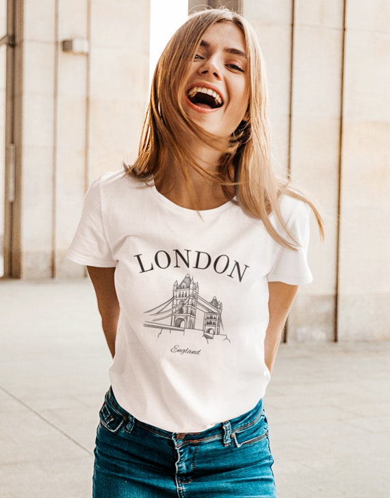 London Tshirt, London Shirt, England Tshirt, London Bridge Shirt, Reise London, UK Tshirt, London Geschenk, bequemes Tshirt